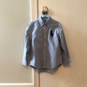 Ralph Lauren Boy Big Pony Cotton Shirt, size 5